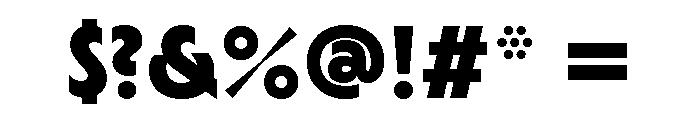Cygnet Extra Bold Font OTHER CHARS