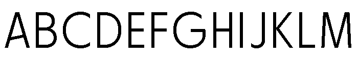 Cygnet Extra Light Font UPPERCASE