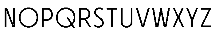 Cygnet Extra Light Font UPPERCASE