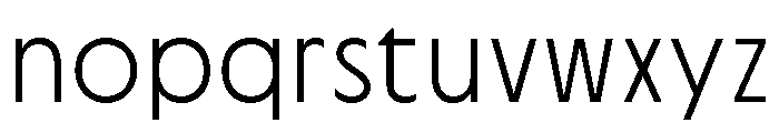 Cygnet Extra Light Font LOWERCASE