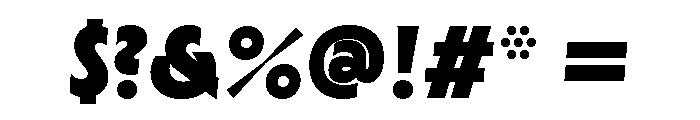 Cygnet Heavy Italic Font OTHER CHARS