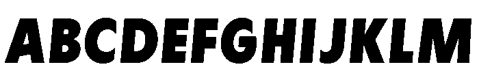 Cygnet Heavy Italic Font UPPERCASE
