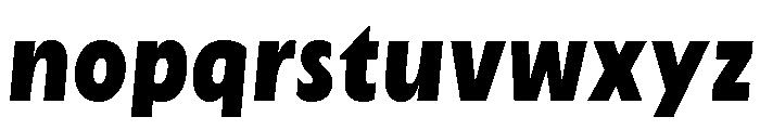 Cygnet Heavy Italic Font LOWERCASE