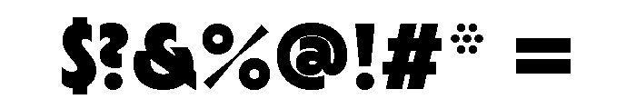 Cygnet Heavy Font OTHER CHARS