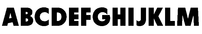 Cygnet Heavy Font UPPERCASE