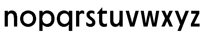 Cygnet Medium Font LOWERCASE