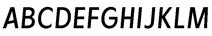 Cygnet Regular Italic Font UPPERCASE