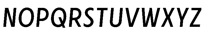 Cygnet Regular Italic Font UPPERCASE