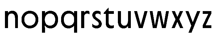 Cygnet Regular Font LOWERCASE
