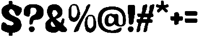Cziling Display Regular otf (400) Font OTHER CHARS
