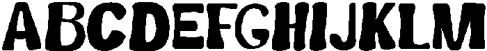 Cziling Display Regular otf (400) Font UPPERCASE