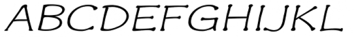 Czaristane Expanded Oblique Font UPPERCASE