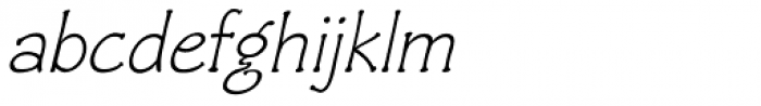 Czaristane Oblique Font LOWERCASE