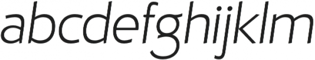 D Hanna Light Italic otf (300) Font LOWERCASE