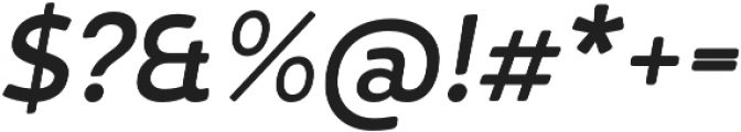 D Hanna Soft Semi Bold Italic otf (600) Font OTHER CHARS