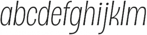 D Sert Alt Light Italic otf (300) Font LOWERCASE