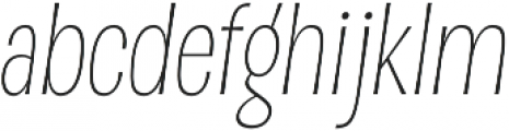 D Sert ExtraLight Italic otf (200) Font LOWERCASE