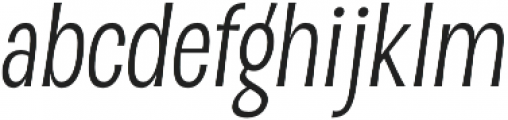 D Sert Regular Italic otf (400) Font LOWERCASE