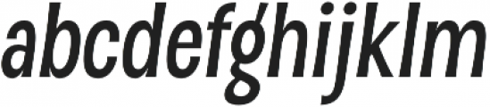 D Sert SemiBold Italic otf (600) Font LOWERCASE