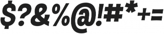 D Sert UltraBlack Italic otf (900) Font OTHER CHARS