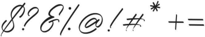 D.Signature otf (400) Font OTHER CHARS
