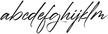 D.Signature otf (400) Font LOWERCASE