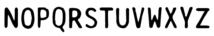 D.I.Y.  75 Regular Font UPPERCASE