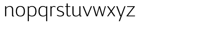 D Sari ExtraLight Font LOWERCASE