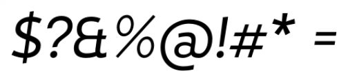 D Hanna Regular Italic Font OTHER CHARS