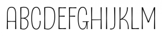 D Sert Alt Extra Light Font UPPERCASE