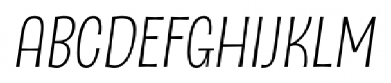 D Sert Alt Light Italic Font UPPERCASE