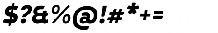 D Hanna Soft UltraBlack Italic Font OTHER CHARS