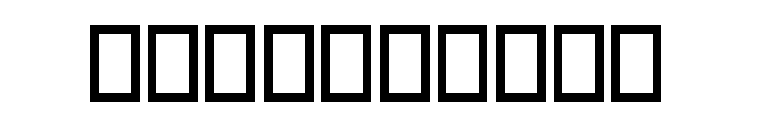 D Turing Font OTHER CHARS