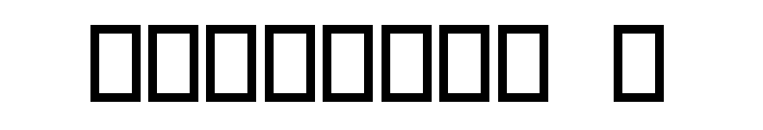 D Turing Font OTHER CHARS