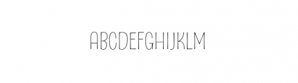 D Sert Alt Alt Thin Font UPPERCASE