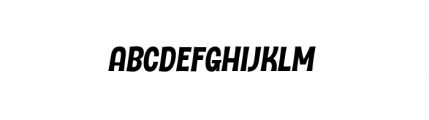 D Sert Complete Alt Semi Bold Italic Font UPPERCASE