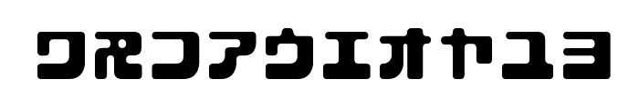 D3 Cubicism Katakana Font OTHER CHARS