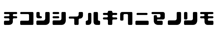 D3 Cubicism Katakana Font LOWERCASE