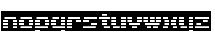 D3 DigiBitMapism type C Font LOWERCASE