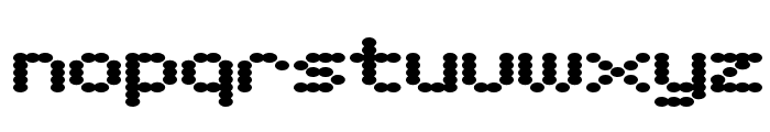 D3 Electronism Font LOWERCASE