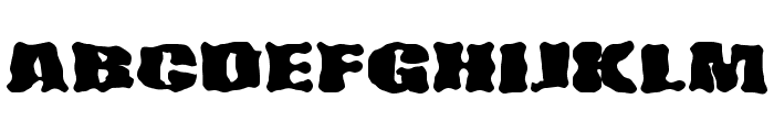 D3 Ghostism-Regular Font UPPERCASE