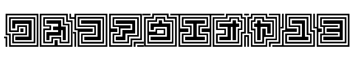 D3 Labyrinthism katakana Font OTHER CHARS