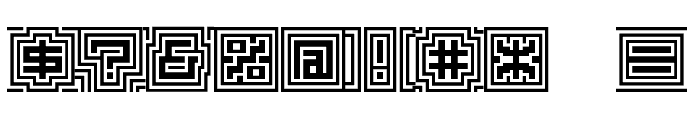 D3 Labyrinthism Font OTHER CHARS