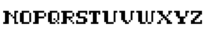 D3 LiteBitMapism Bold-Selif Font UPPERCASE