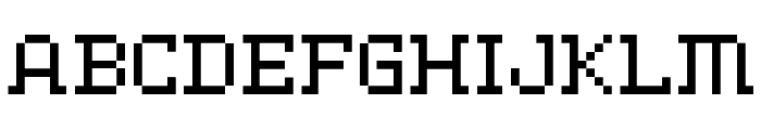 D3 LiteBitMapism Selif Font UPPERCASE