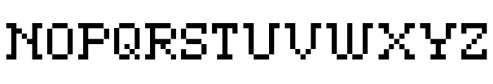 D3 LiteBitMapism Selif Font UPPERCASE