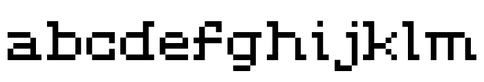 D3 LiteBitMapism Selif Font LOWERCASE