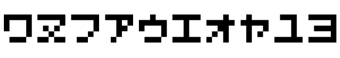 D3 Littlebitmapism Katakana Font OTHER CHARS