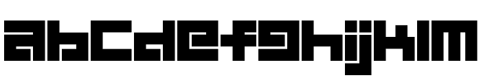 D3 Mouldism Alphabet Font LOWERCASE