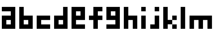 D3 Petitbitmapism Flat Font LOWERCASE